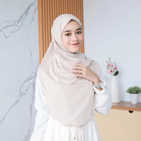 Kalisha official - Hijab Intan Malay Zalika Jersey Non Pet Syar`i