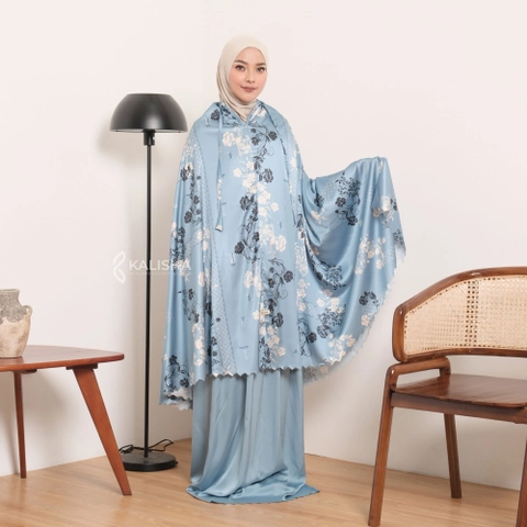 Kalisha official - Anera Prayer Set (Mukena Motif 2 in 1 Bahan Armany Silk Printing)
