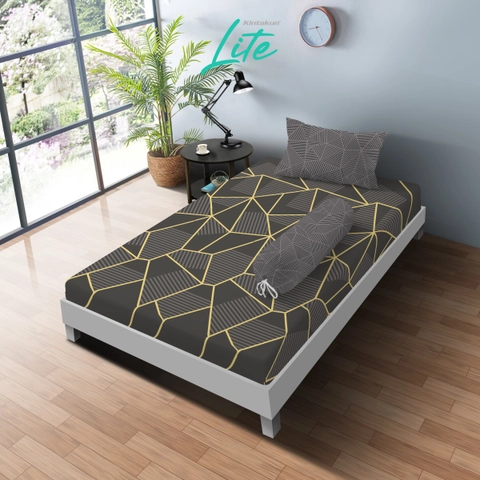 Kintakun - Kintakun LITE Sprei Set 100 / 120 Gempita Microfiber 20 cm