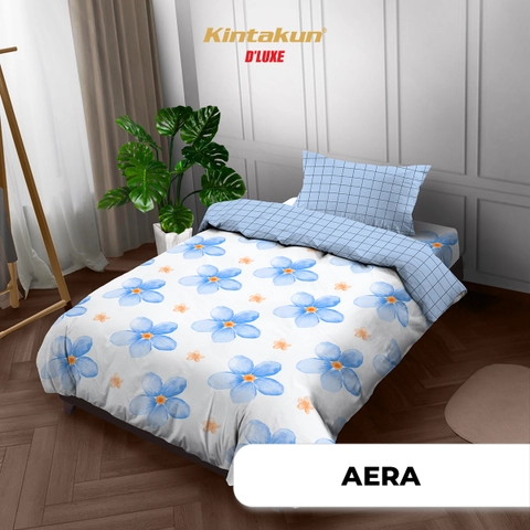 Kintakun - [T30cm] Bedcover Set Fitted Extra Single 120 Minimalis Bunga Aesthetic DLUXE