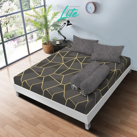 Kintakun - Kintakun LITE Sprei Set 160 / 180 Gempita Microfiber 20 cm