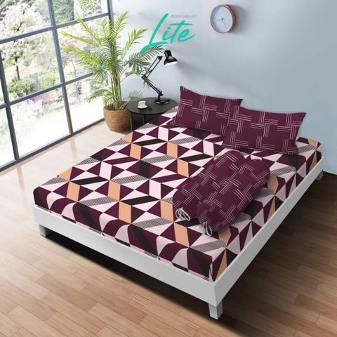Kintakun - Kintakun LITE Sprei Set 160 / 180 Alvaro Microfiber 20 cm