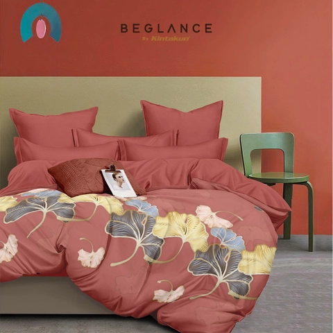 Kintakun - BEGLANCE Bedcover Set Fitted 160 x 200 Microtex Premium Microsuede 30cm