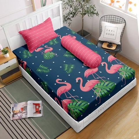 Lady Rose - Sprei Single 90X200 - Flamingo