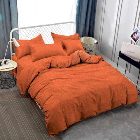 LADY ROSE OFFICIAL - VALLERY QUINCY Bed Cover Queen Emboss Orange