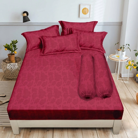 LADY ROSE OFFICIAL - Aloha Sprei King Burgundy