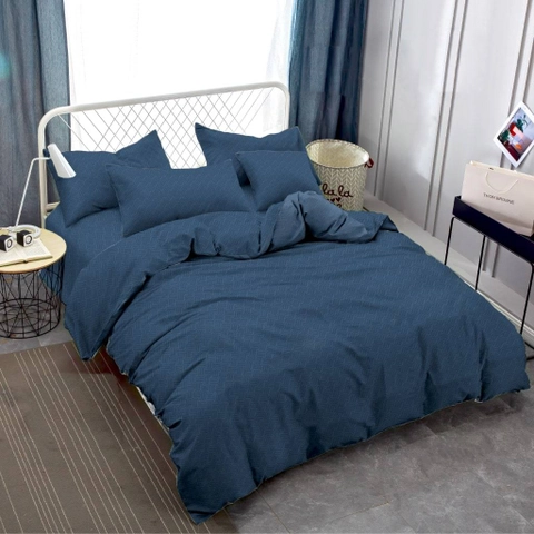 LADY ROSE OFFICIAL - VALLERY QUINCY Bed Cover Queen Emboss Navy