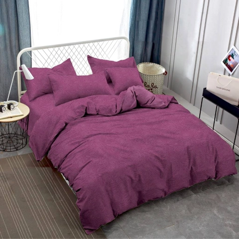 LADY ROSE OFFICIAL - VALLERY QUINCY Bed Cover Queen Emboss Light Purple