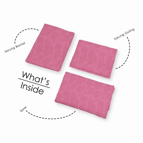 LADY ROSE OFFICIAL - Aloha Bed Cover King Fuchsia