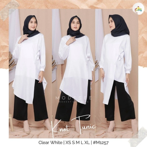 Modesee - Tunic Knot Clear White