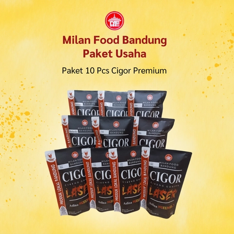 Milan Food Grosir - Paket Usaha 40 pcs Cigor Laser Snack Makanan Ringan