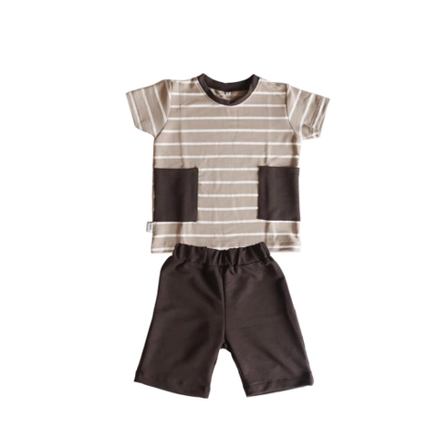 Mon Cheri - Mon Cheri Setelan Anak Laki - Laki Milan Stripes