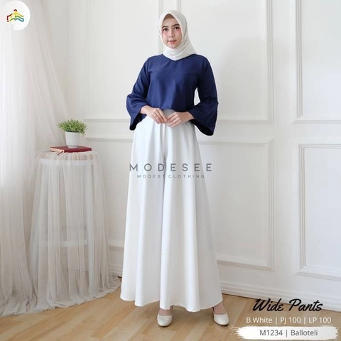 Modesee - Wide Pants BW M1234
