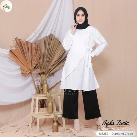 Modesee - Ayda Tunic Clear White