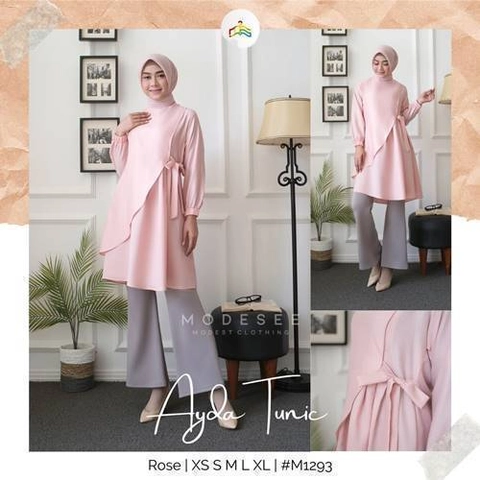 Modesee - Ayda Tunic Rose Beige