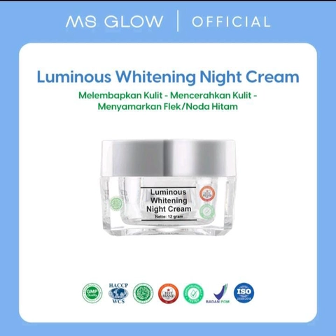 MS Glow Purwakarta - Luminous Whitening Night Cream