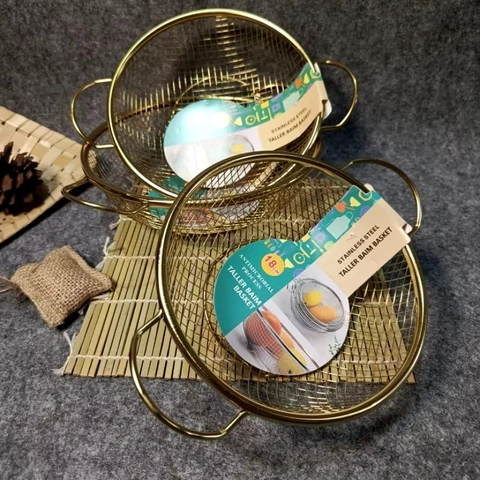 Mumtazqu Store - Alcante - Keranjang gold buah 20 cm