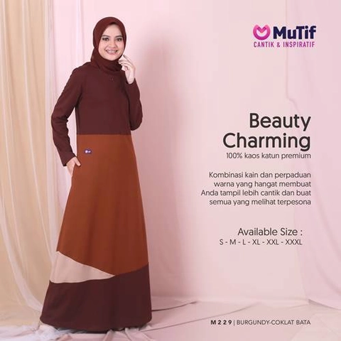 Mutif Bandung - Burgundy