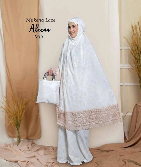 Nadira - Mukena Lace Alena Renda Milo