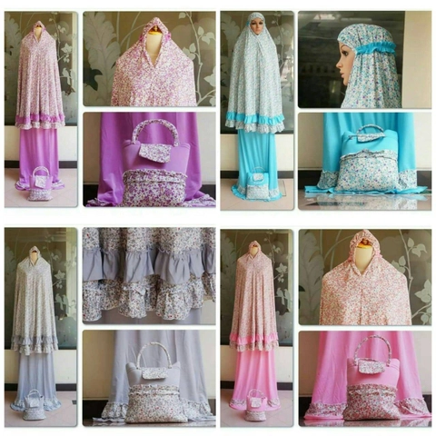 Nadira - Mukena Jersey Motif