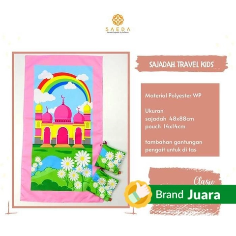 [PO] Nafeesa Sajadah Anak STK Daisy (Custom Nama)