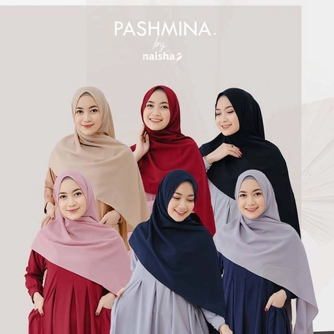 Naisha Hijrah Hijab Wanita Pashmina Diamond