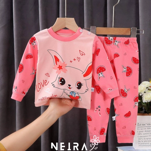 Neira - Setelan Baju Tidur Piyama Anak Pink Watermelon