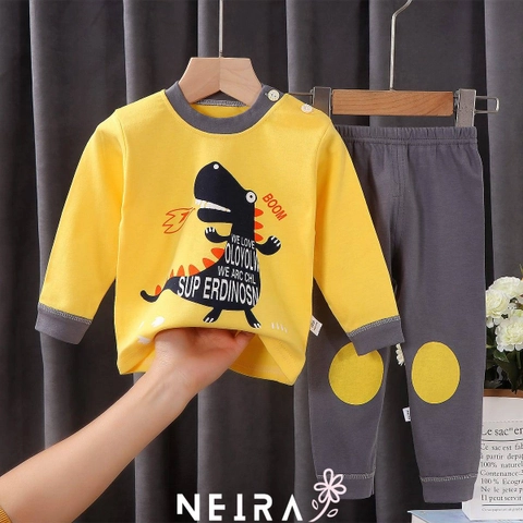 Neira - Setelan Baju Tidur Piyama Anak Super Dino