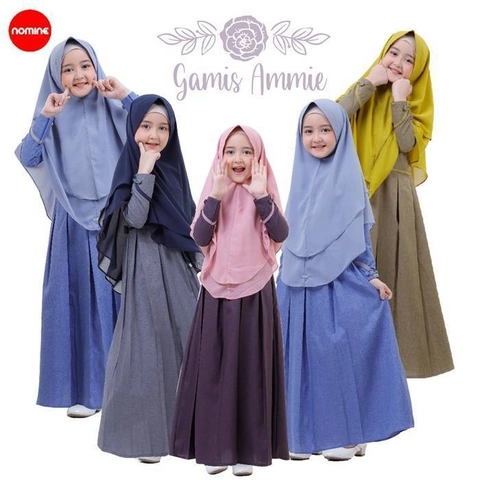 Nomine - Gamis - Ammie Kids - Set Khimar