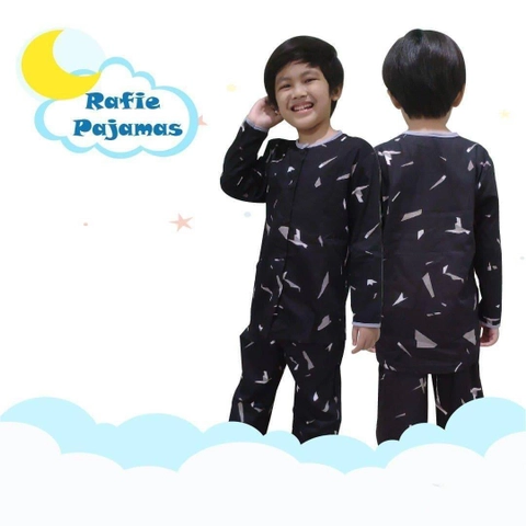 Nomine - Setelan Anak - Rafie Pajamas - Black