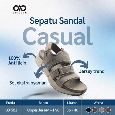 Odillon - LO 583 / Sepatu Sandal Wanita Casual