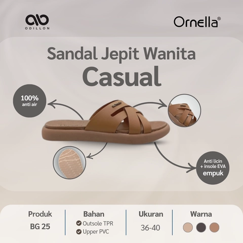 Odillon - Ornella - BG 25 / Sandal Slip On Wanita