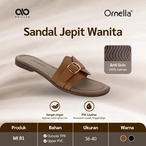 Odillon - Ornella - MI 85 / Sandal Slip On Wanita