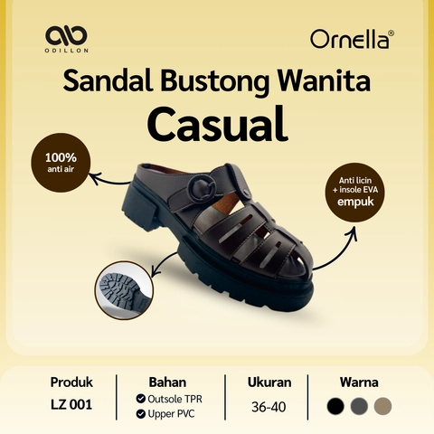 Odillon - Odillon - LZ 001 / Sandal Bustong Wanita Casual
