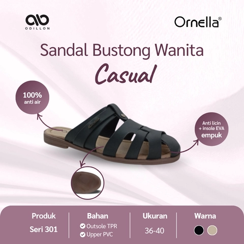 Odillon - Ornella - WB 301 / Sandal Bustong Wanita Casual