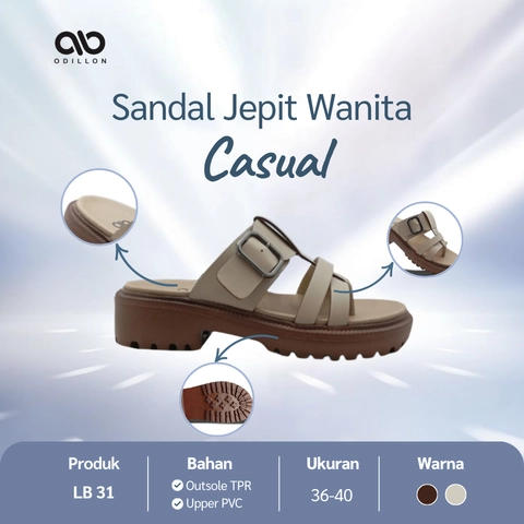 Odillon - Odillon - LB 31 / Sandal Jepit Wanita Casual