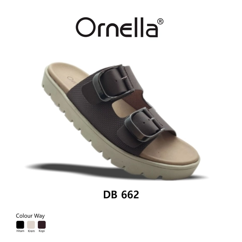 Ornella - DB 662 / Sandal Slip On Wanita Casual