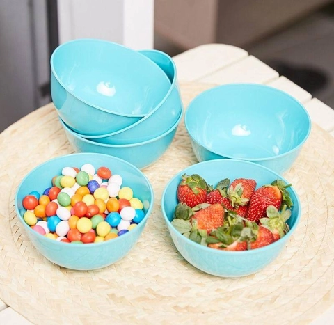 [PO] Orderpedia Kitchen - Set Mangkok Plastik 6PCS Cantik