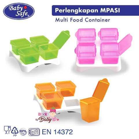 [PO] Orderpedia Kitchen - Tempat Penyimpanan Makanan MPASI Bayi Serbaguna