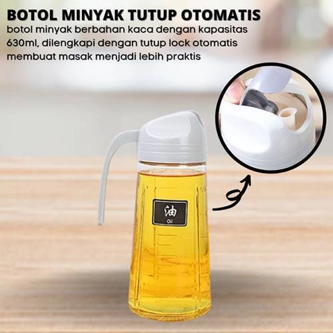 [PO] Orderpedia Kitchen Botol Minyak Tutup Otomatis