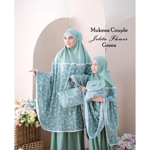 Qaydstoreid - Mukena Rayon Couple Motif Jelita