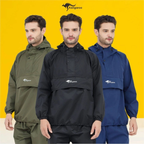 Raincoat - Jas Hujan Kangguru Mantel Taslan Raincoat