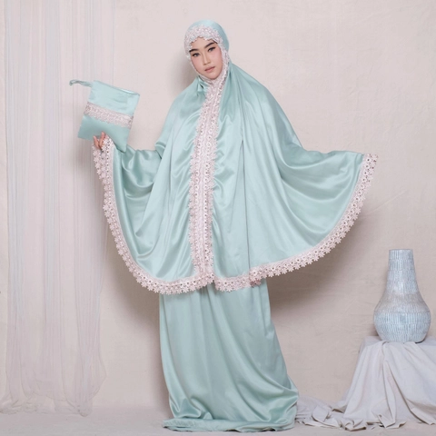 [KB-Dec2] Sakura Baru BDO - Mukena Aliva Renda Giper
