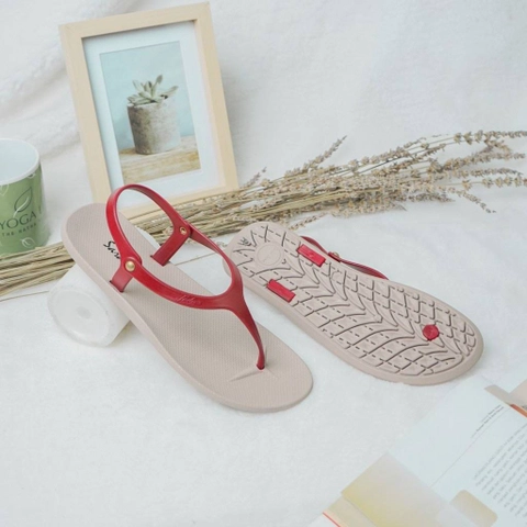 SandalKoo - Sandal Jesseline Merah