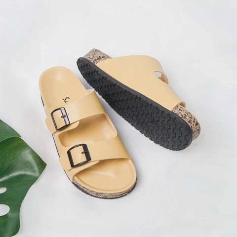 SandalKoo - Sandal Jinny Slop Ban Dua Kuning