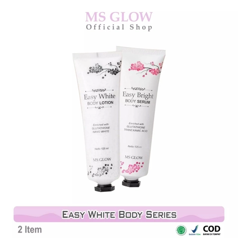 EVM Stockist - MS Glow Jatim - MS GLOW Easy White Body Series 1paket