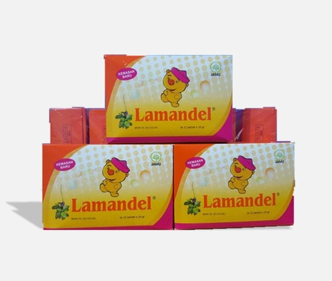 CV. Ayu Group - Lamandel Sachet Meredakan Radang Tenggorokan
