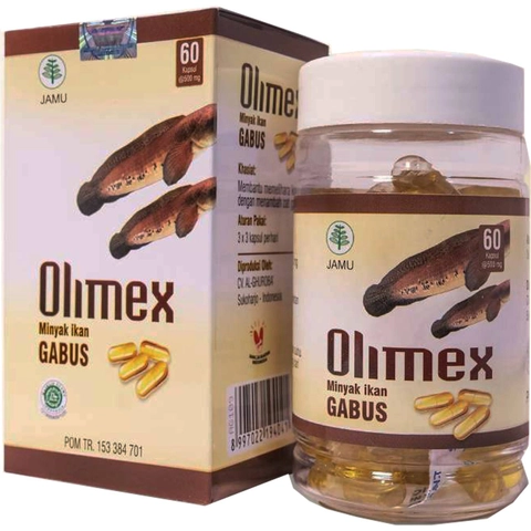 Olimex Minyak Ikan Gabus Penyembuh Luka Pasca Operasi