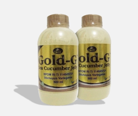 GOLD-G Jeli Gamat Mas / Teripang - Suplemen Daya Tahan Tubuh - Mempercepat penyembuhan luka