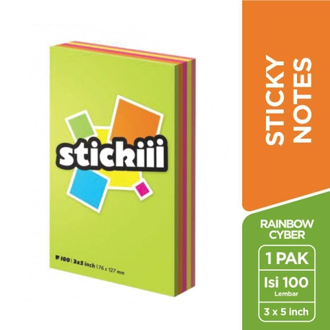 Sinar Dunia - Stickiii Sticky Notes Rainbow Cyber